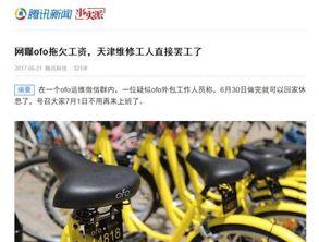 ofo最新爆料,揭秘共享单车巨头背后的真相与困境” 第2张 ofo最新爆料,揭秘共享单车巨头背后的真相与困境” 第2张
