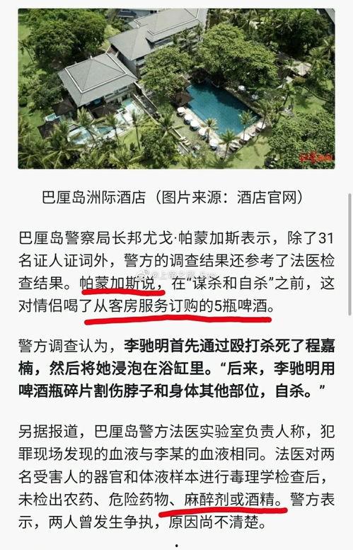 巴厘岛命案真相爆料视频,视频爆料揭示惊人内幕  第2张